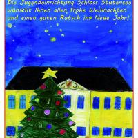 Weihnachtsplakat Schloss Stutensee