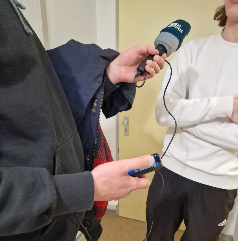 Mutig stellten sie sich den Fragen der Redaktion