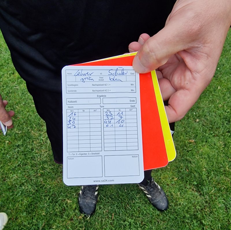 Das war das Spielergebnis: Unentschieden - 4:4